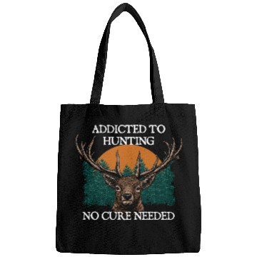 Discover Funny Hunting No Cure Nerd Hunter Weird Bags