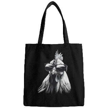 Discover Cool Sunglasses Rooster Funny Farm Animal Lovers Bags