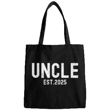 Discover Uncle Est 2025 (distressed font) Bags