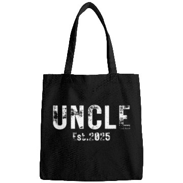 Discover Uncle Est 2025 (heavily distressed font) Bags