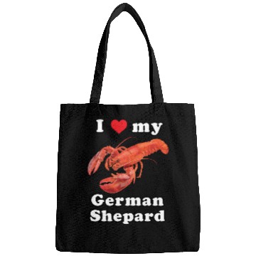 Discover I Love My Getman Shepard Funny Meme Bags