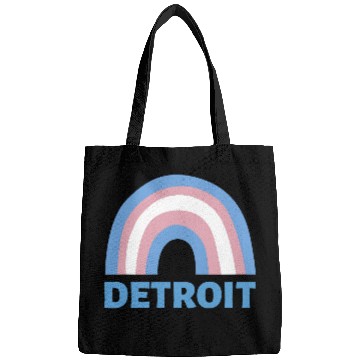 Discover Detroit Transgender Flag Bags