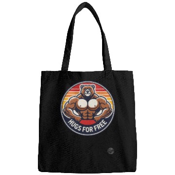 Discover Bodybuilder Bear Gives Free Hugs Bags