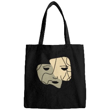 Discover Minimalist Lonely Muted Face Bags