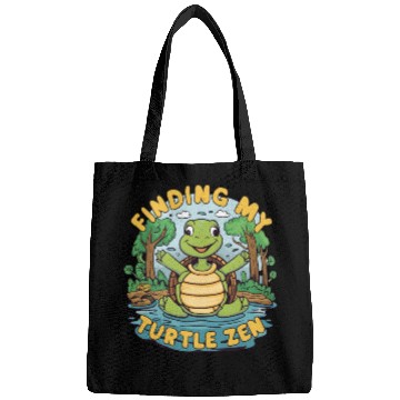 Discover Finding My Turtle Zen Cute Meditation Relaxation Bags