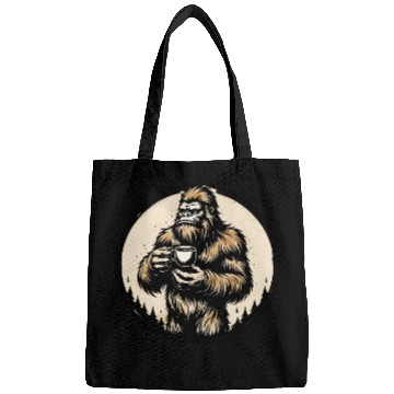 Discover dark wild coffee wild man monkey Chewbacca Beard Bags