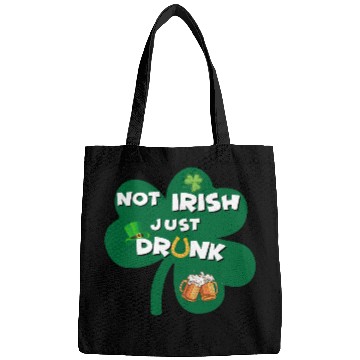 Discover st patricks day NO IRISH JUST DRUNK Bags