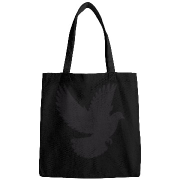 Discover Peaceful Dove in Flight - Silhouette Style Bags