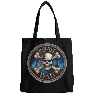Discover Pirate DAD Cool Pirate Medallion Gift for Dads Bags