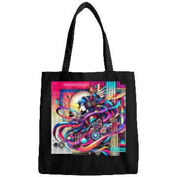 Discover "Cyberpunk Anime Vibes" Bags