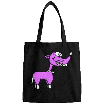 Discover Dog Standing Stupid Guy Funny Crazy Mad Weird Cool Bags