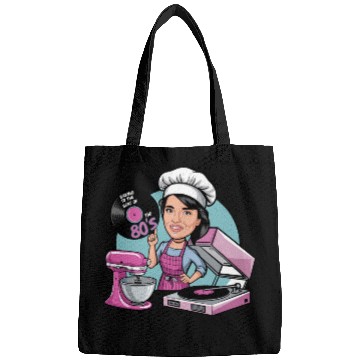 Discover Baking to the Beat of the 80s Retro Music Baker Bags