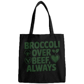 Discover Funny Vegan Gift Bio Nature Green Broccoli Bags