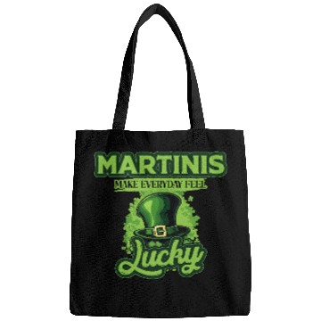 Discover Martinis Make Everyday Feel Lucky St Patricks Day Bags