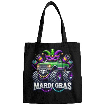 Discover Mardi Gras Monster Truck Design Bags