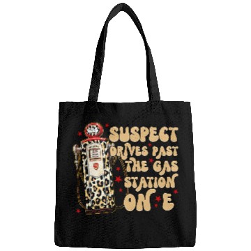 Discover Funny Gas Station Leopard Print Design Bags