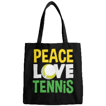Discover Peace Love Tennis Enthusiast Bags