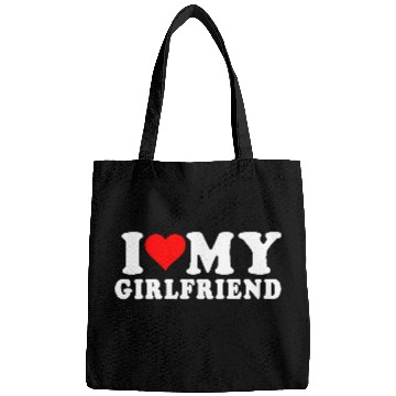 Discover i love my girlfriend Bags