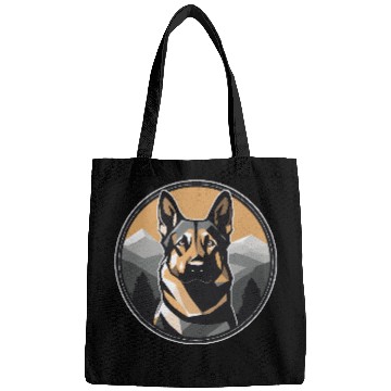 Discover German Shepherd in Nature Bags