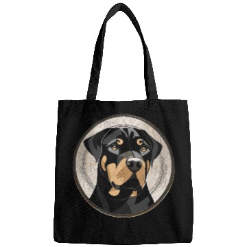 Discover Majestic Rottweiler in Classic Style Bags