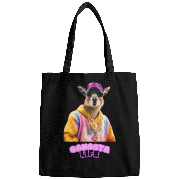 Discover Gangsta life kangaroo Bags