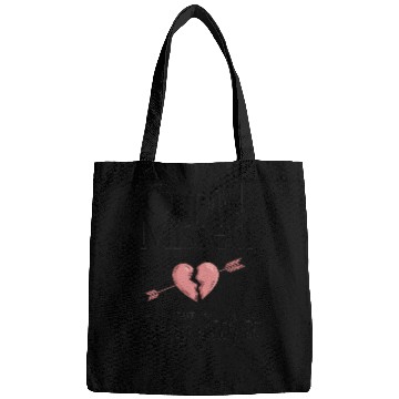 Discover Cupid missed but I'm okay with it Valentine humor Bags