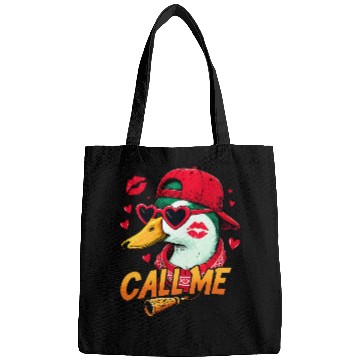 Discover Call Me Duck Valentines Duck Hunting Lover Bags