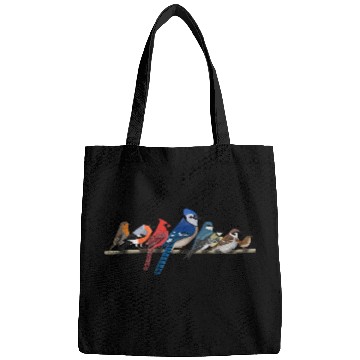 Discover Garden Birds Blue Jay Cardinal Bullfinch Birding Bags