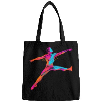 Discover Male Ballet Dancer Synthwave Bags