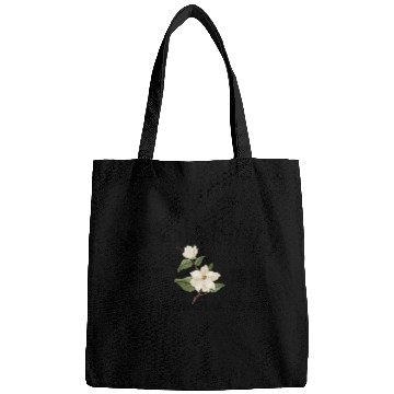 Discover Elegant White Blossom Botanical Design Bags