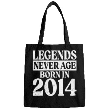 Discover Legends Never Age Born In 2014 Birthday Bags