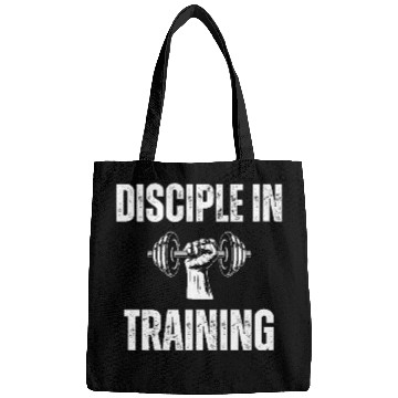 Discover Disciple in training dumbbell Christian Bags