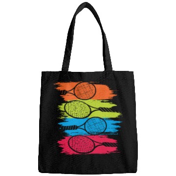 Discover Vibrant Tennis Rackets Brush Art Bags
