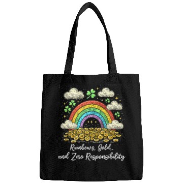 Discover Lucky Rainbow and Gold Design Bags