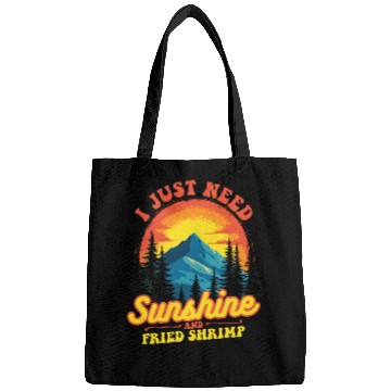 Discover I Just Need Sunshine And Fried Shrimp Outdoor Bags