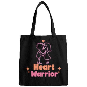 Discover Heart warrior, valentine Bags