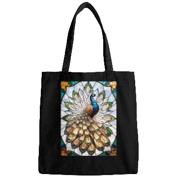 Discover Stained Glass Peacock Bags