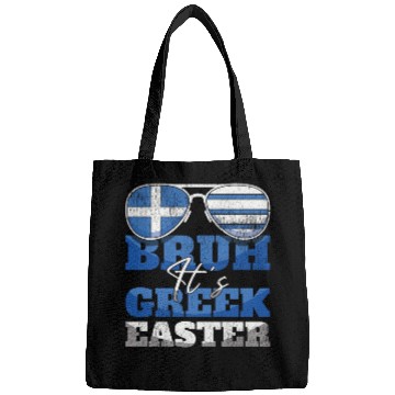 Discover Bruh It's Greek Easter Greece Flag Greek Flag Bags