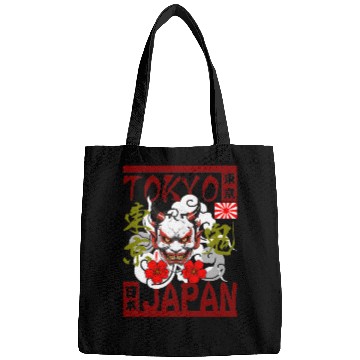 Discover Tokyo Oni Japan Bags