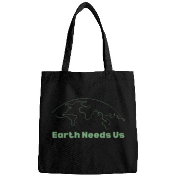 Discover earth need us sustainability Bags