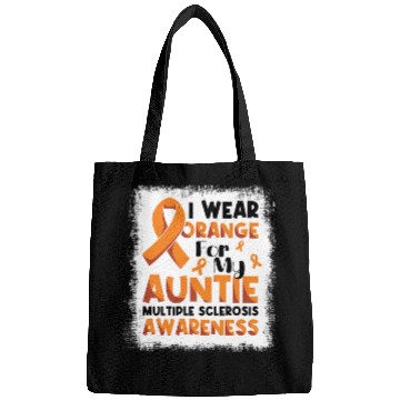 Discover For Aunt Multiple Sclerosis Awareness Month Orange Bags