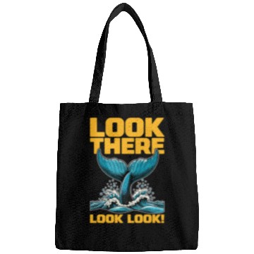 Discover Whale Watching Look There Look Look Sea Creatures Bags