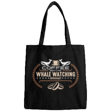 Discover Whale Watching Coffee Before Sailing Coffee Lover Bags
