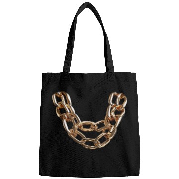 Discover Shiny gold bold chain Bags