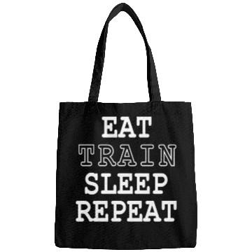 Discover Fit Life - Eat, Train, Sleep, Repeat Bags