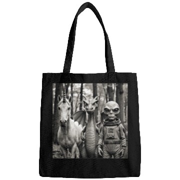 Discover Weird Unicorn Dragon Alien Photografy 2 Bags