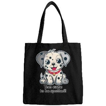 Discover Spotted puppy cartoon Bags