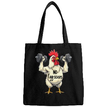 Discover Funny Gym Training Chicken Egg Bags