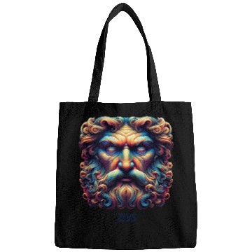 Discover face of zeus mythosview Bags