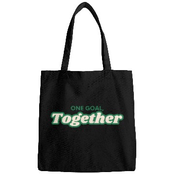 Discover one goal together team spirit Bags